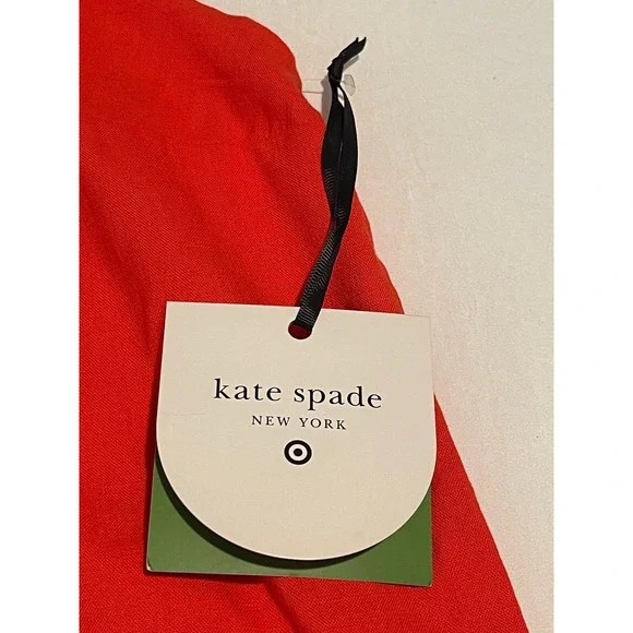 00681 Kate Spade New York Scallop Hem A Line Dress Sleeveless Square Neck Size S - Picture 10 of 11